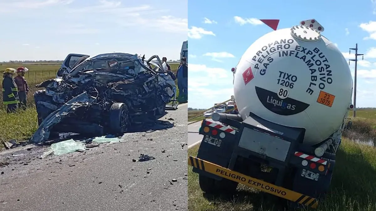 Carnicero muerto. El fatal accidente sucedi&oacute; en la ruta nacional 5 en la localidad bonaerense de Pehuaj&oacute;.