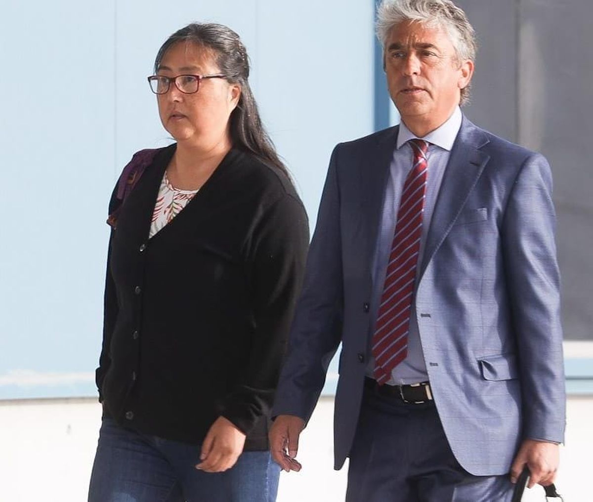 La monja Kumiko Kosaka junto al abogado Enoc Ortíz. La monja Kumiko Kosaka junto al abogado Enoc Ortíz.