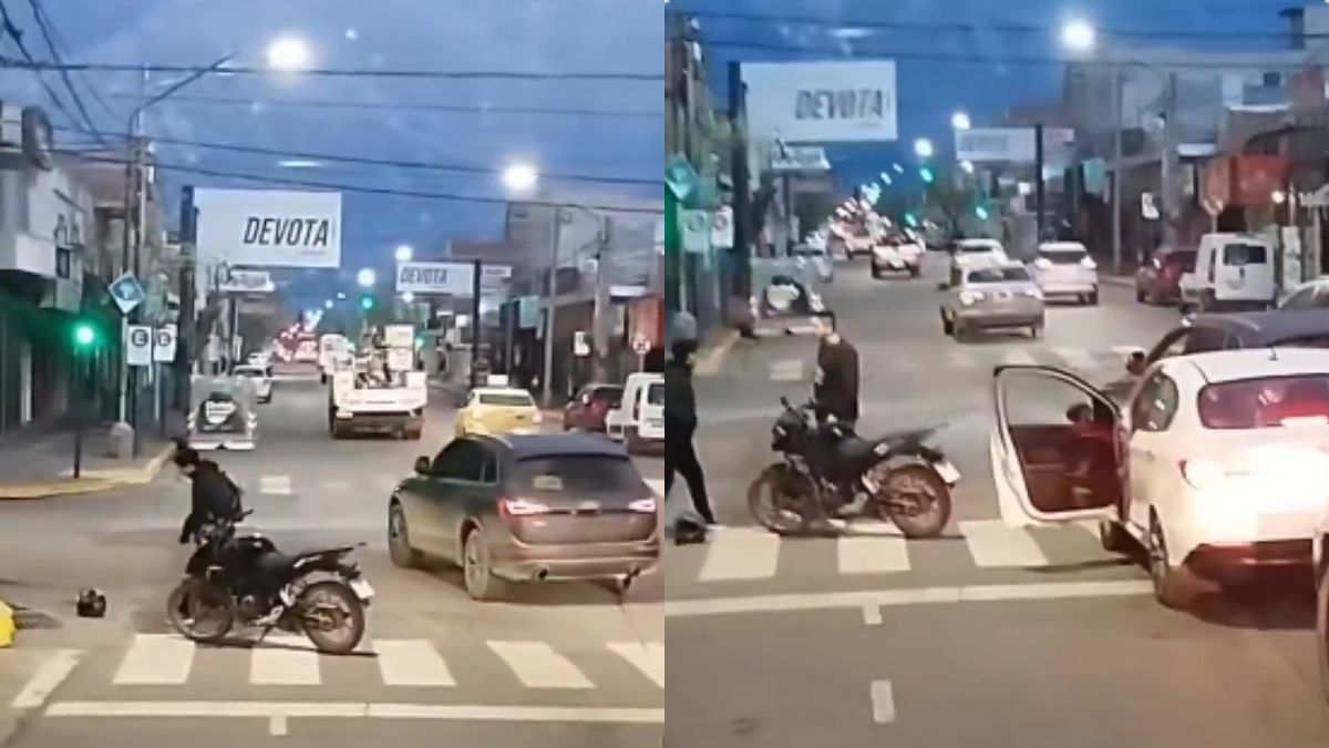La pelea que derivó en un accidente en Neuquén.