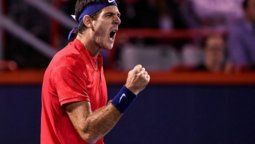 Delpo debutó ganando