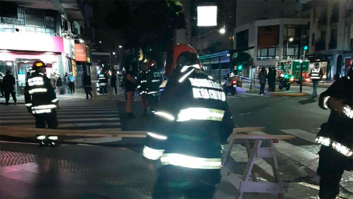 El siniestro se produjo alrededor de las 23.40 en un departamento del piso 22 del inmueble.