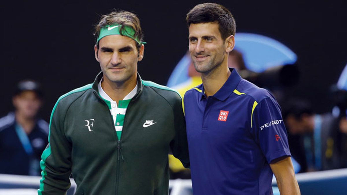 Djokovic, a la altura de Federer