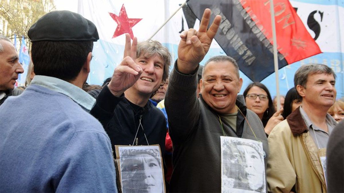 Luis D'Elía tiene 63 años y su condena termina en noviembre de 2022.