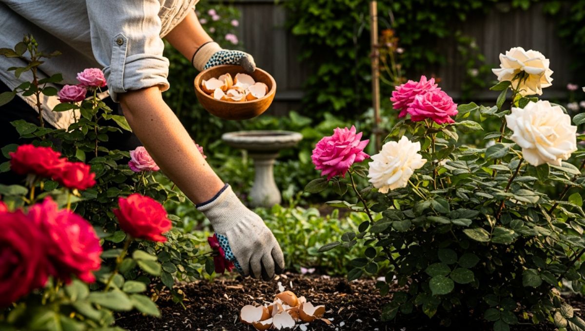 La cáscara de huevo puede ser beneficiosa para tus plantas de jardín.