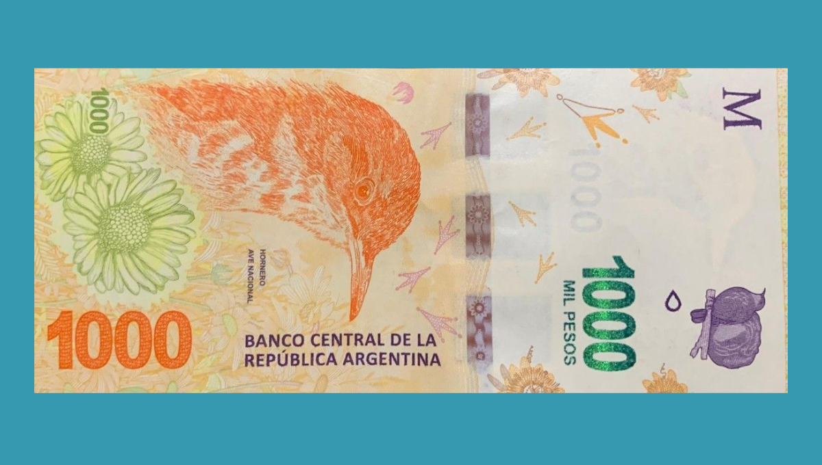 Descubre cómo es el billete de 1000 pesos que vale $5.000.000