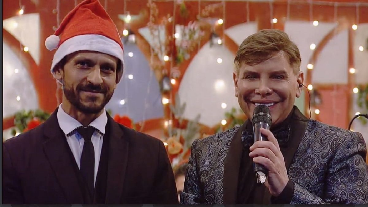 El director de la Orquesta Barroca de Mendoza Mariano Peralta junto a Gabriel Canci. El director de la Orquesta Barroca de Mendoza Mariano Peralta junto a Gabriel Canci.