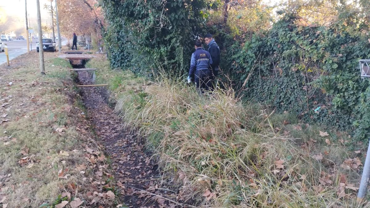 En este zanjón encontraron al delincuente Laciar tendido e inconsciente. Lo trasladaron al centro de salud 31 donde se constató su muerte. En este zanjón encontraron al delincuente Laciar tendido e inconsciente. Lo trasladaron al centro de salud 31 donde se constató su muerte.