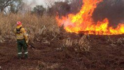 Temperaturas elevadas en la zona de El Bolsón (Río Negro) preocupan a los brigadistas que combaten hace más de una semana un inmenso incendio forestal.