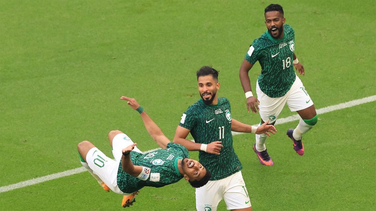 Arabia Saudita dio el primer gran golpe en el Mundial Qatar 2022, al derrotar a la favorita Selección argentina.