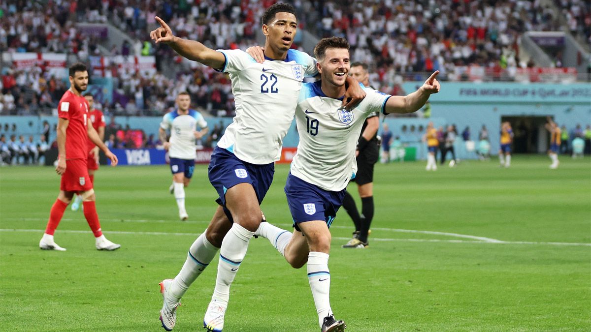 Inglaterra no tuvo problemas para derrotar a Irán, en la primera fecha del Grupo B del Mundial Qatar 2022.