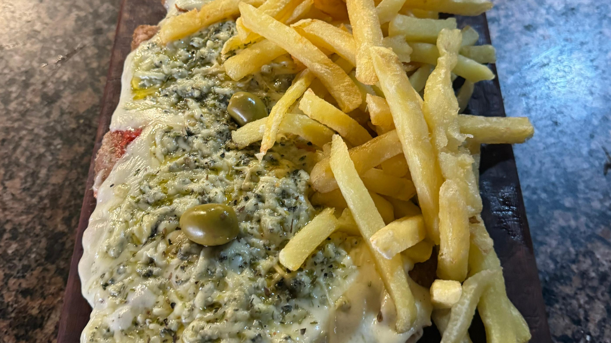 Matambre al roquefort.
