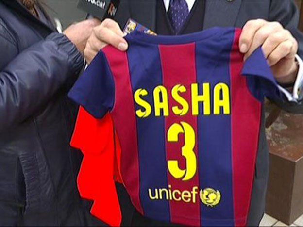 Sasha Piqué: socio número 155.629 del Barça