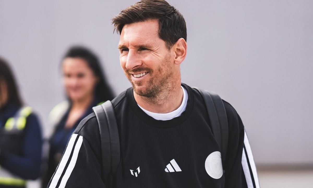 Lionel Messi, listo para su tercer partido amistoso de pretemporada.