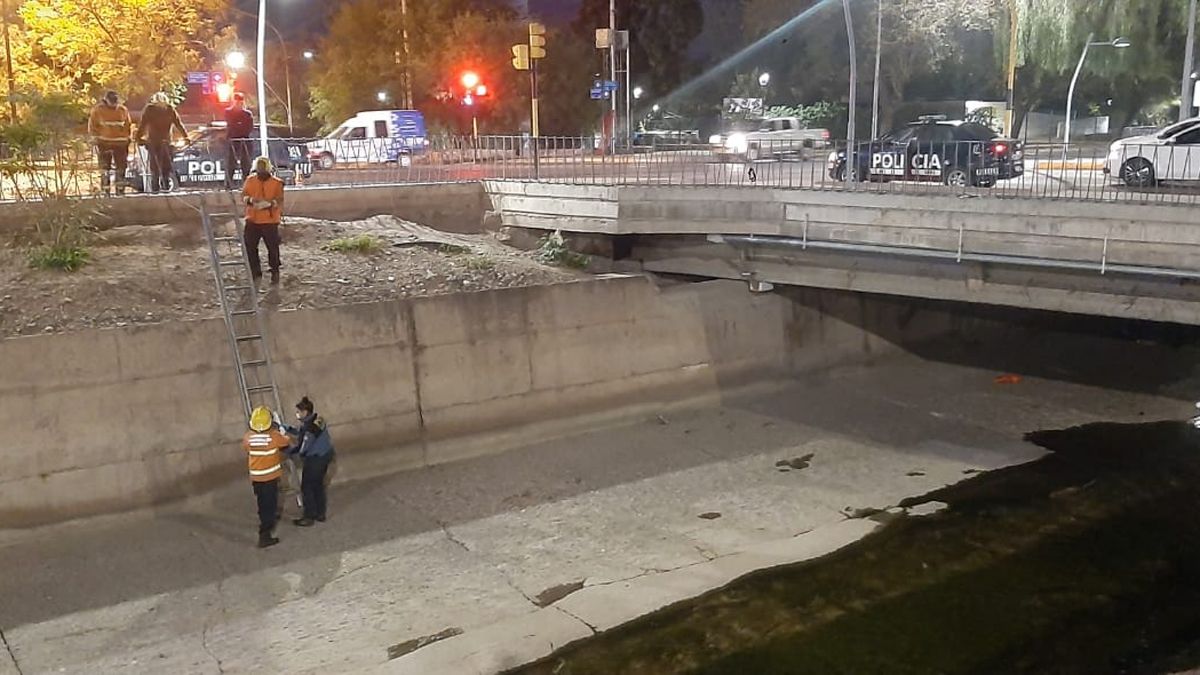 Ocurrió debajo del puente de Costanera y calle O'Brien, de Guaymallén.