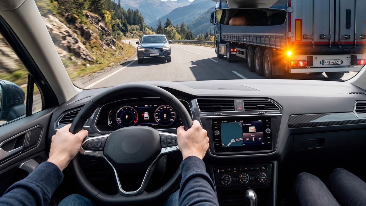 La señal de giro en la ruta de los camiones no es lo que muchos creen.