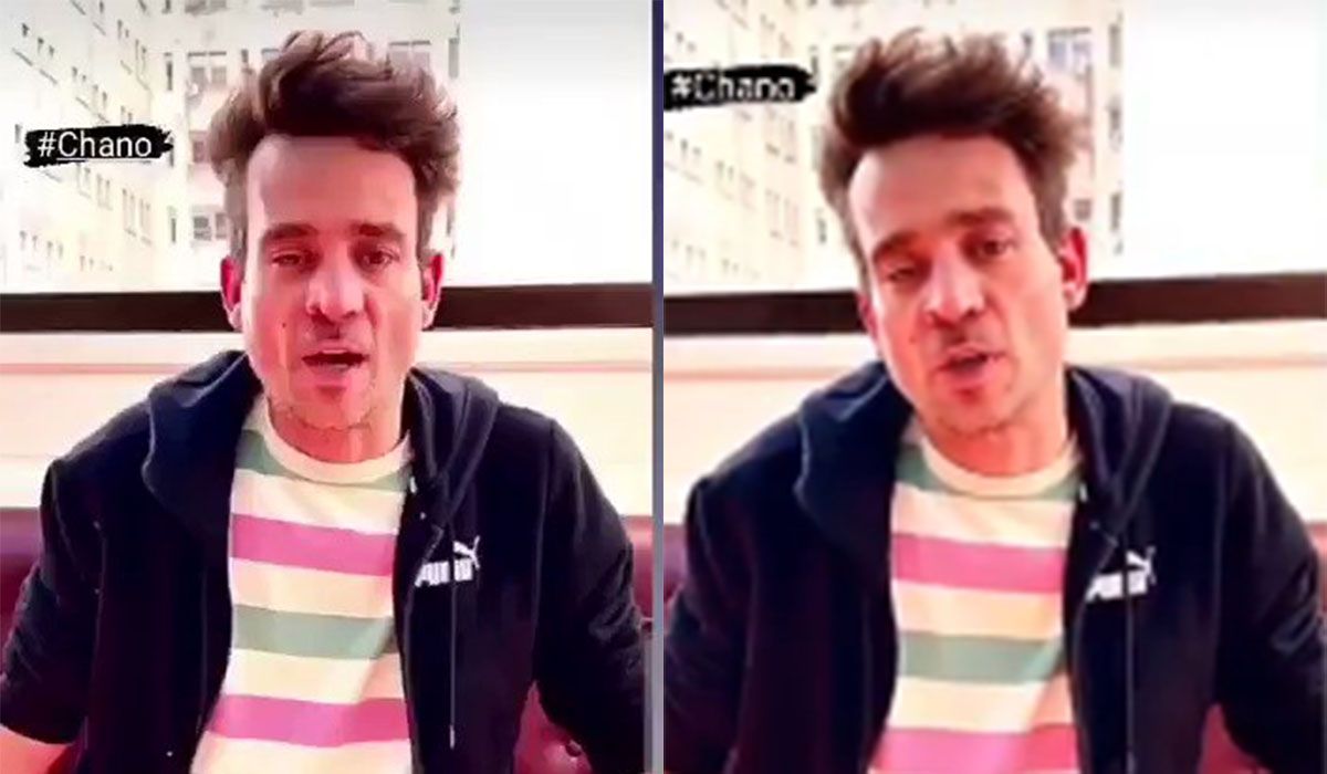 Chano se mostró por primera vez después del brote