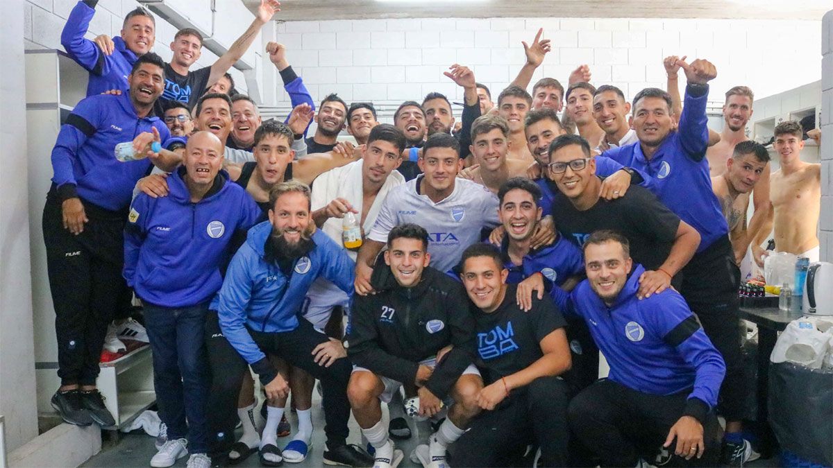 Godoy Cruz quedó más que feliz tras el triunfo ante Arsenal. Foto: gentileza Prensa Godoy Cruz.