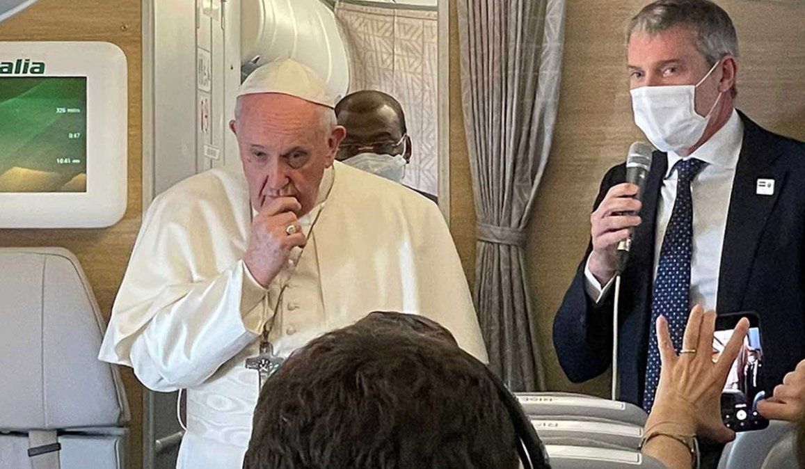 Francisco anunció que vendrá a la Argentina en algún momento.&nbsp;