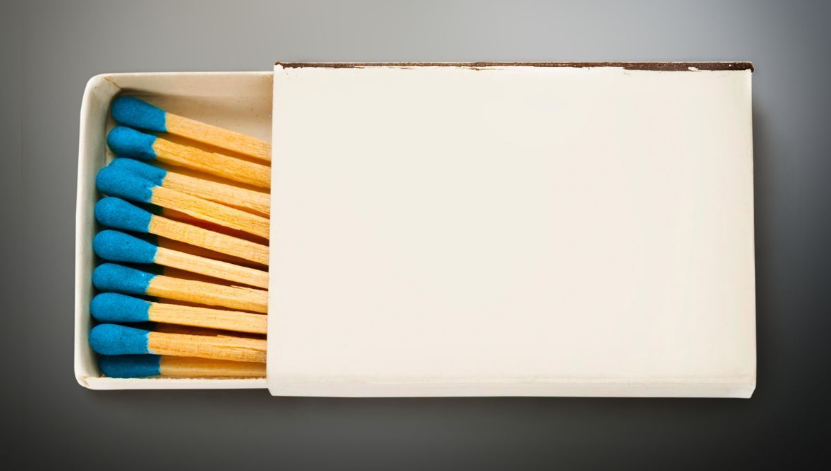 Una caja de f&oacute;sforos puede convertirse en un hermoso alhajero.&nbsp;