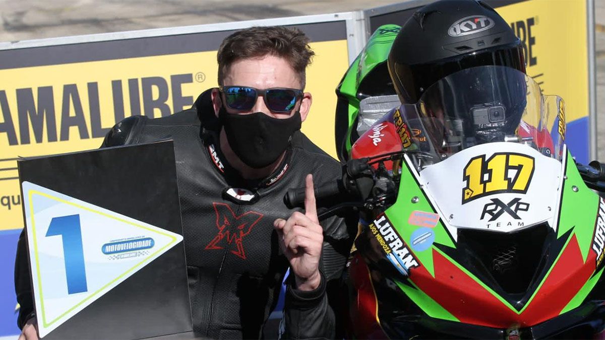 Superbike: Franco Pandolfino terminó arriba en Goiás