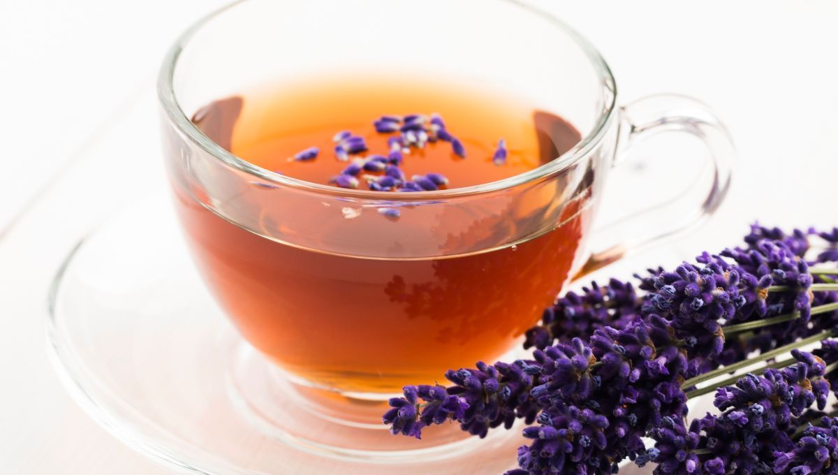 Infusión de lavanda. Infusión de lavanda.