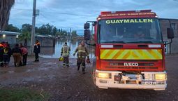 Una familia fue evacuada en Guaymallén por inundaciones en un barrio en el límite con Lavalle.&nbsp;
