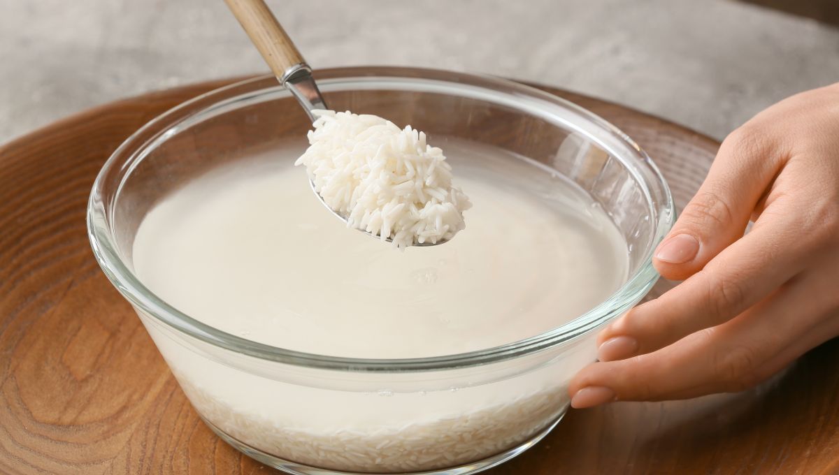 Agua de arroz. Agua de arroz.