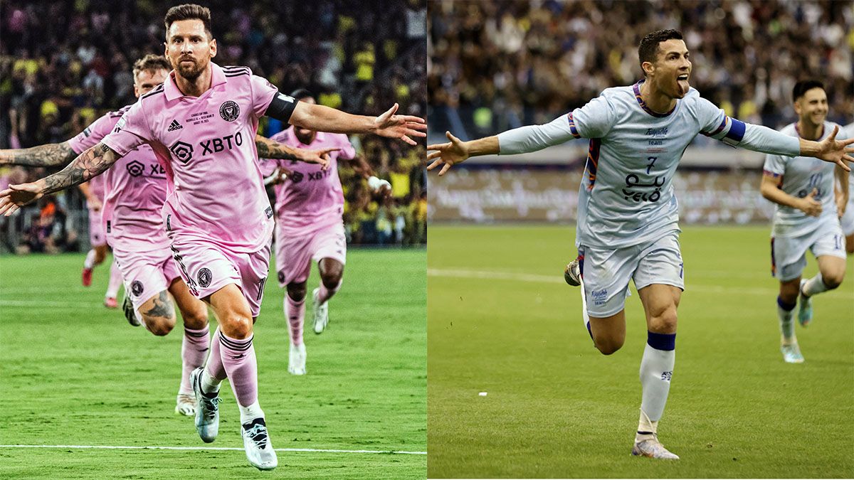 Lionel Messi y Cristiano Ronaldo.