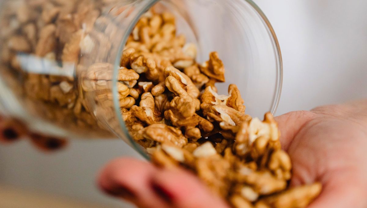 Dos tipos de nueces muy diferentes. Dos tipos de nueces muy diferentes. 