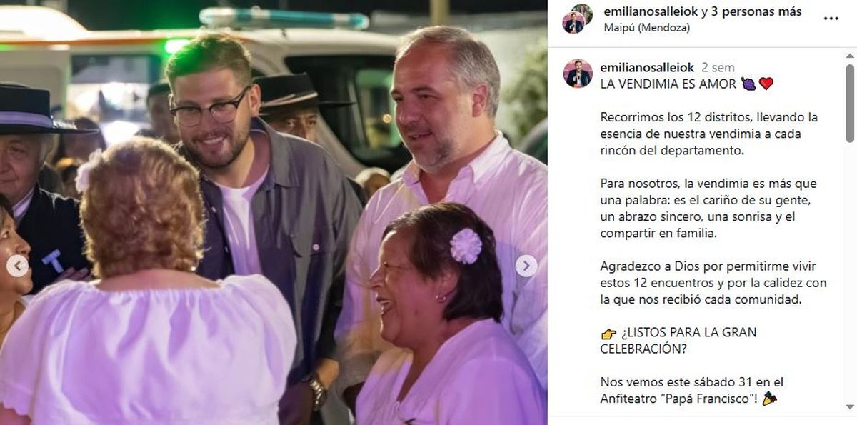 Emiliano Salle junto a Mat&iacute;as Stevanato.