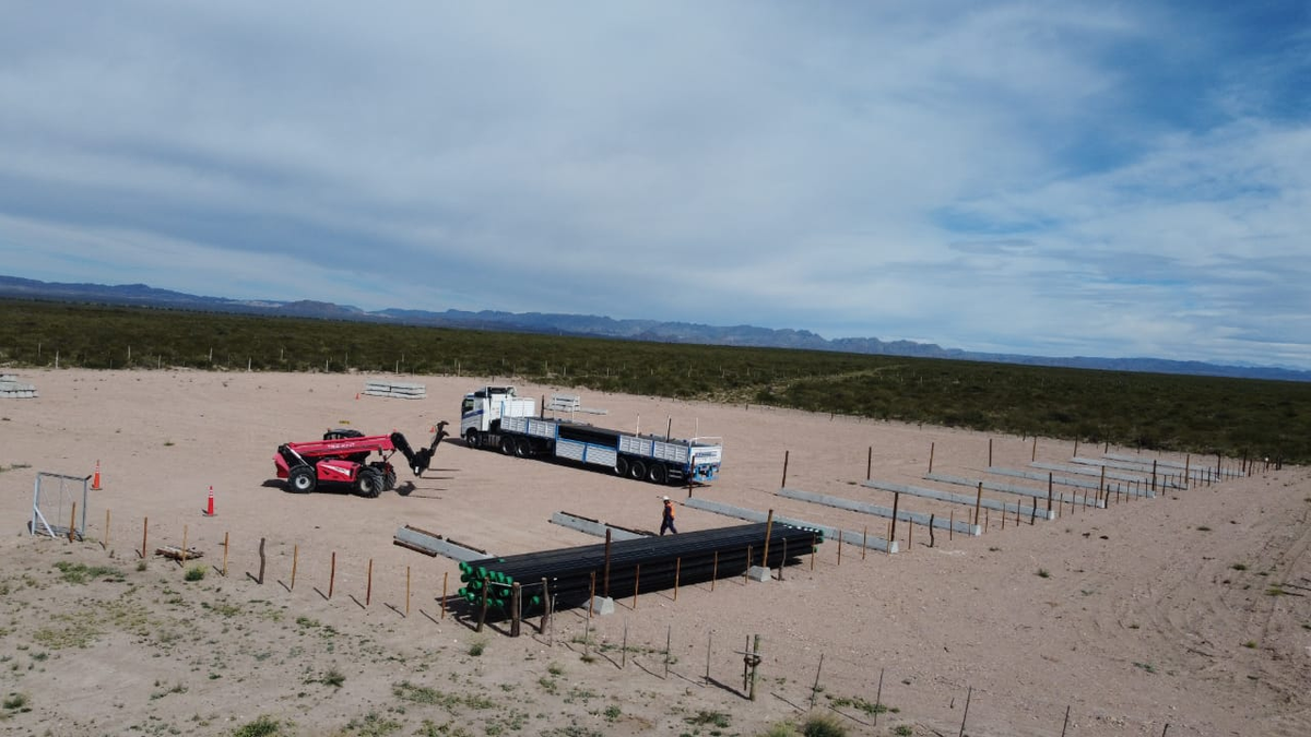 En el predio sanrafaelino ya funciona una especie de obrador.