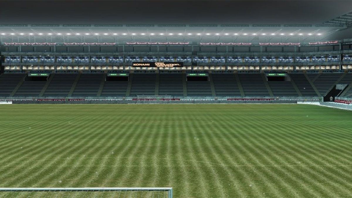 Imagen del estado del piso del estadio Mario Alberto Kempese, que recibirá el Superclásico por los cuartos de final de la Copa de la Liga 2024.