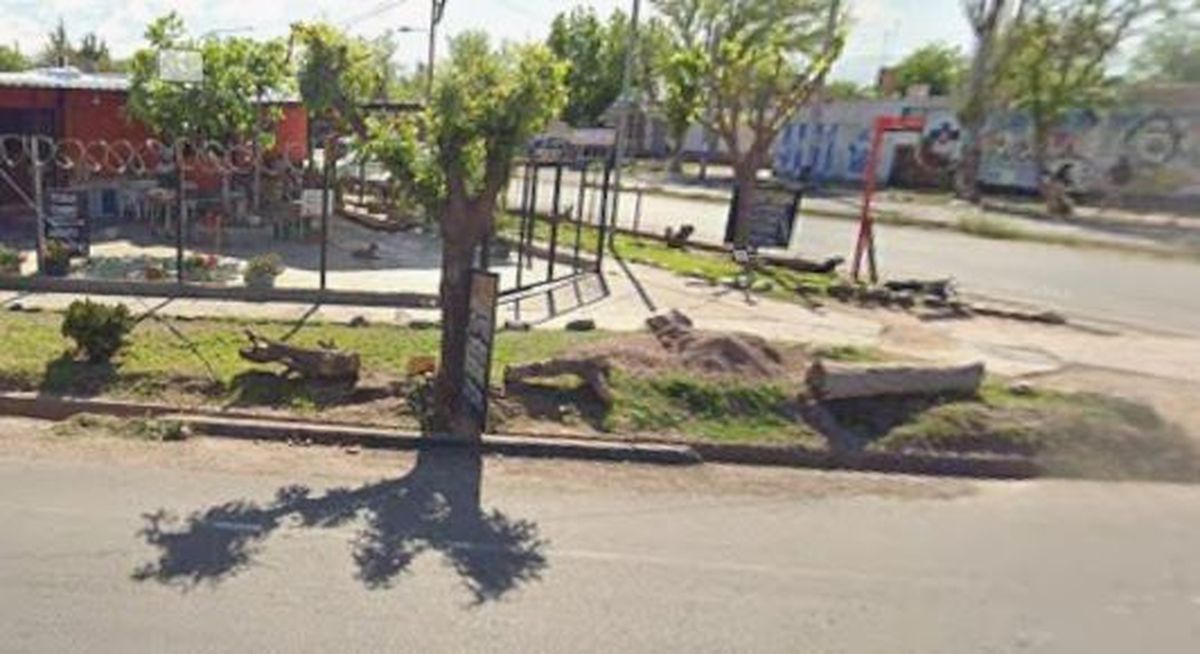 La calle Terrada, donde ocurri&oacute; el choque m&uacute;ltiple.