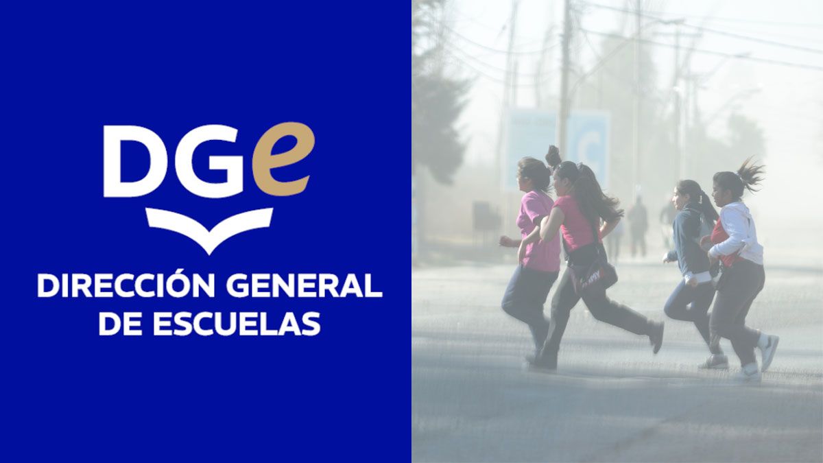 La DGE publicó un comunicado por la presencia de viento Zonda en Mendoza.