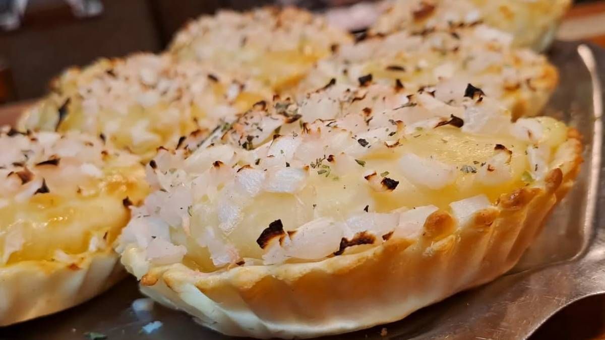 Recetas: canastitas de cebolla y queso. Foto: Instagram/casa_mb.