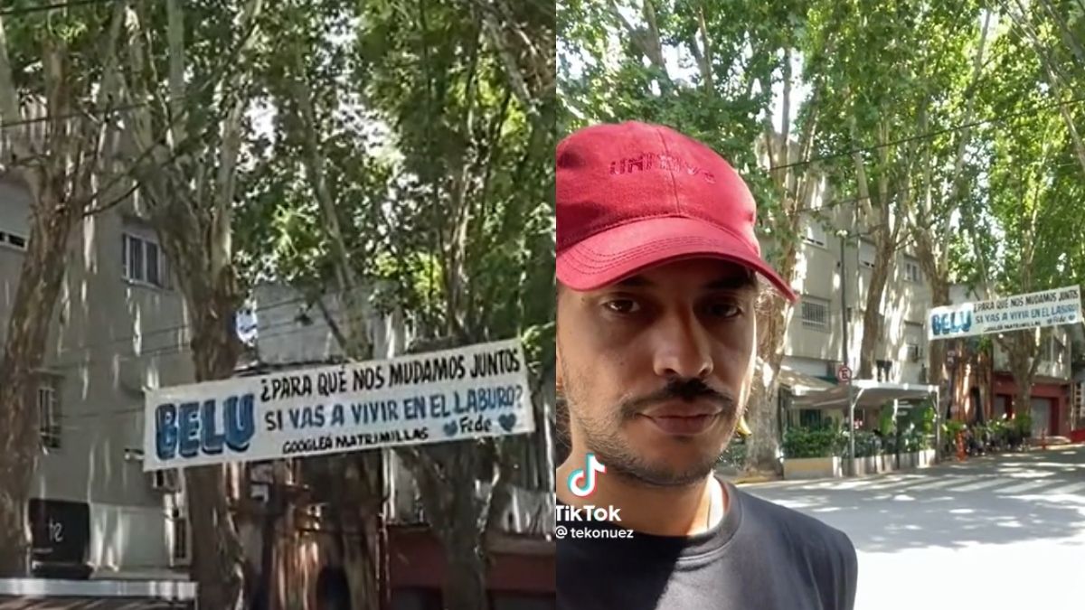 Un pasacalles con un insólito reclamo se hizo viral en Tiktok