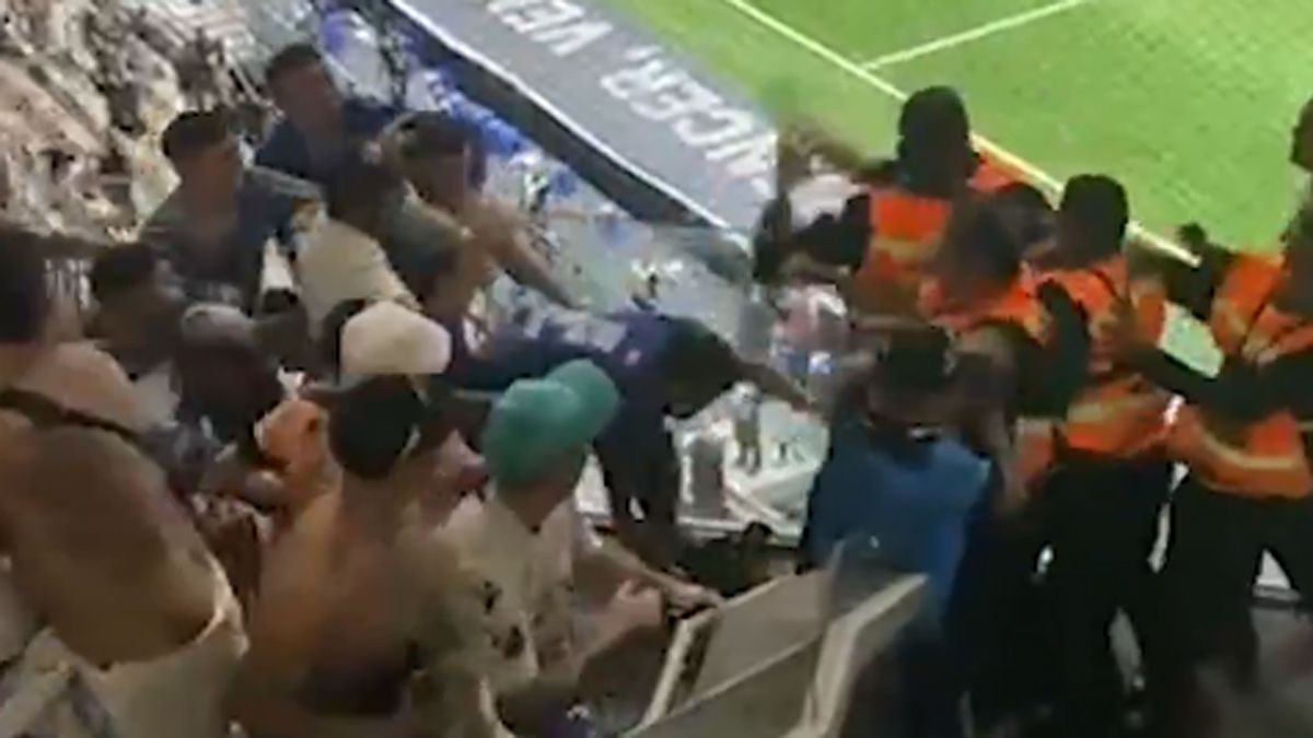 Hubo incidentes en Belo Horizonte.