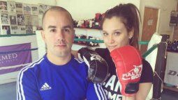 Barbie Vélez arrancó con la práctica del boxeo y generó polémica