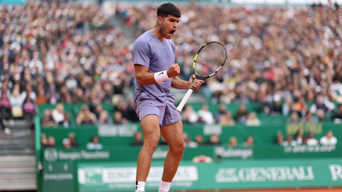 Carlos Alcaraz se consagró en el Masters de Montecarlo.
