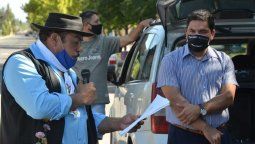 Juan Manuel Ojeda, intendente de Malargüe, se sumó a una de las tradicionales marchas que realizan los puesteros autoconvocados en el departamento del Sur.