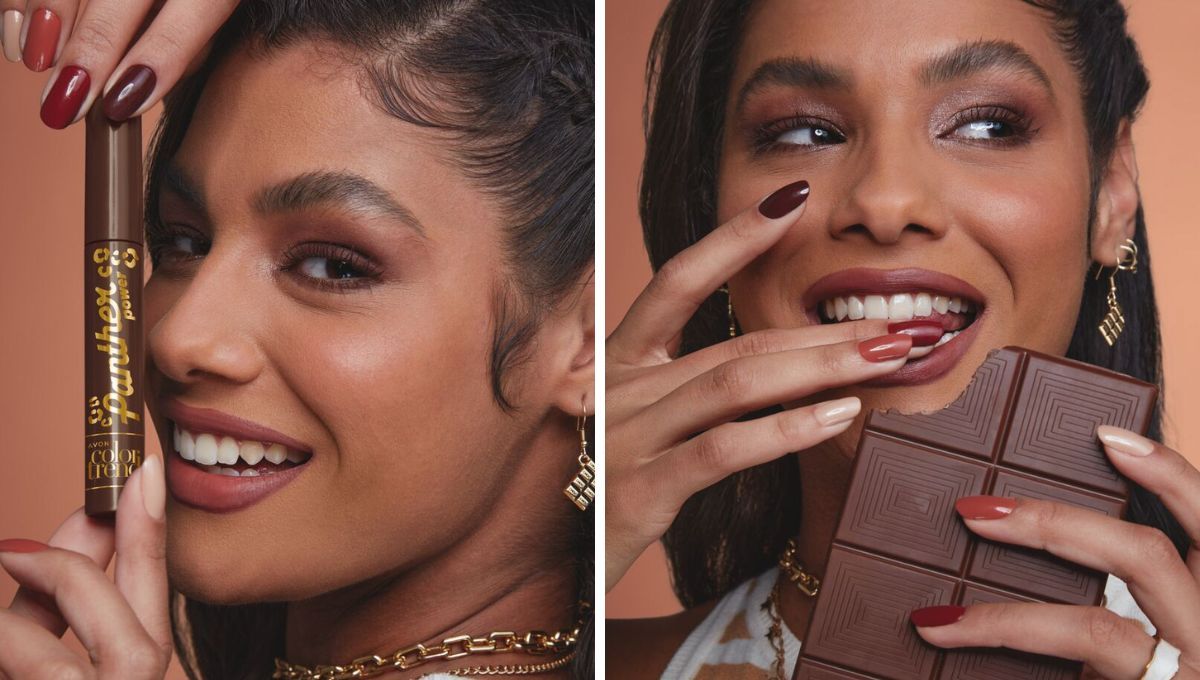 Maquillaje Mocha Mousse. Maquillaje Mocha Mousse.