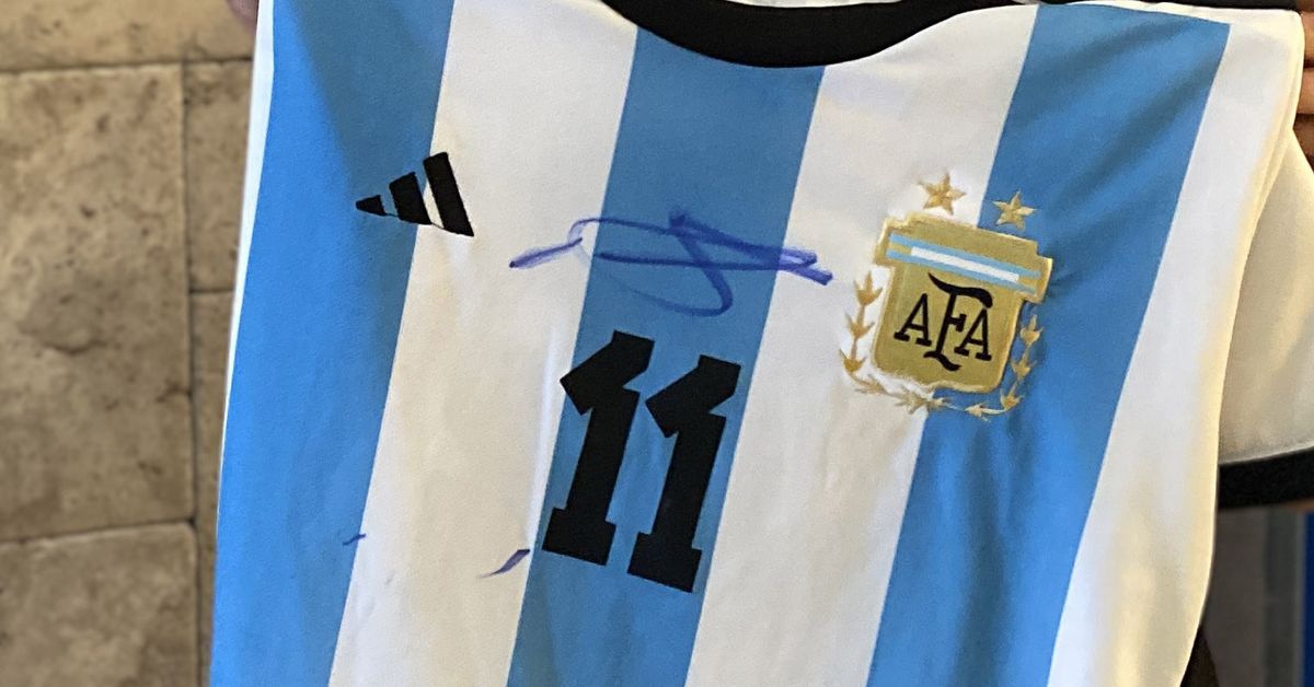 Se llevó a cabo el sorteo por la camiseta de la Selección argentina en el Mundial Qatar 2022