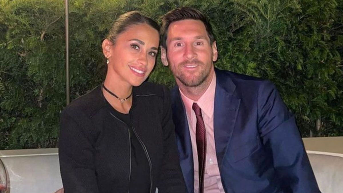 La foto de Messi con Antonela en su intimidad de París