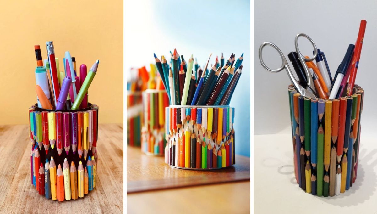 Reciclaje lápices de colores. Reciclaje lápices de colores. 