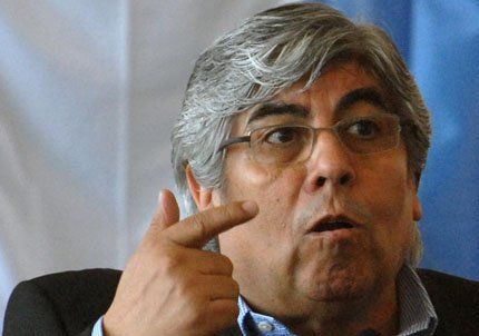 Hugo Moyano es el presidente de Independiente.