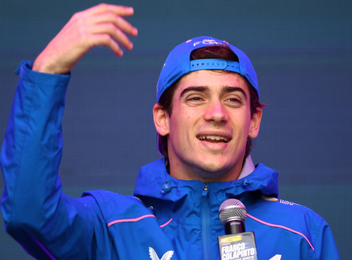 Franco Colapinto desea conocer a otro ídolo argentino.