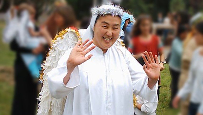 La monja Kumiko Kosaka.