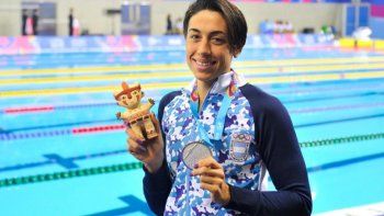 Julia Sebastián consiguió medalla de plata en los 100 metros pecho