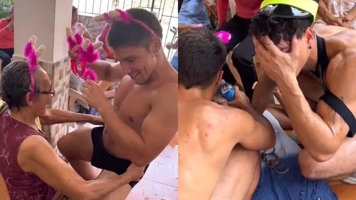 Una mujer disfrutaba de un gran momento, pero ocurrió lo inesperado.