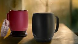 Oferta de taza de café autocalentable en Amazon.&nbsp;